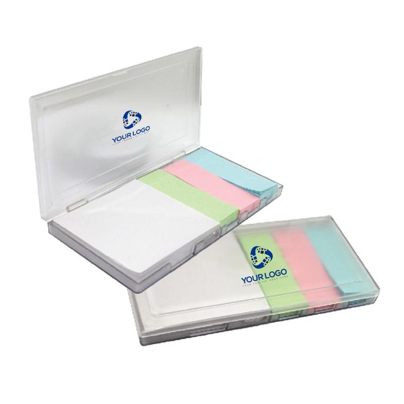 Plastic Memo Holder With Sticky Notes